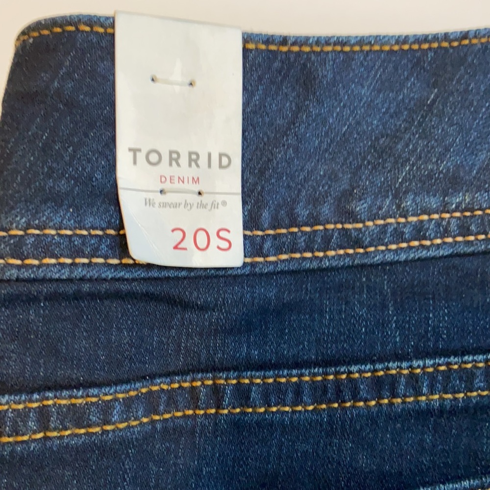 Brand New Torrid Dark Blue Denim Jeans 20S - Picture 2 of 5